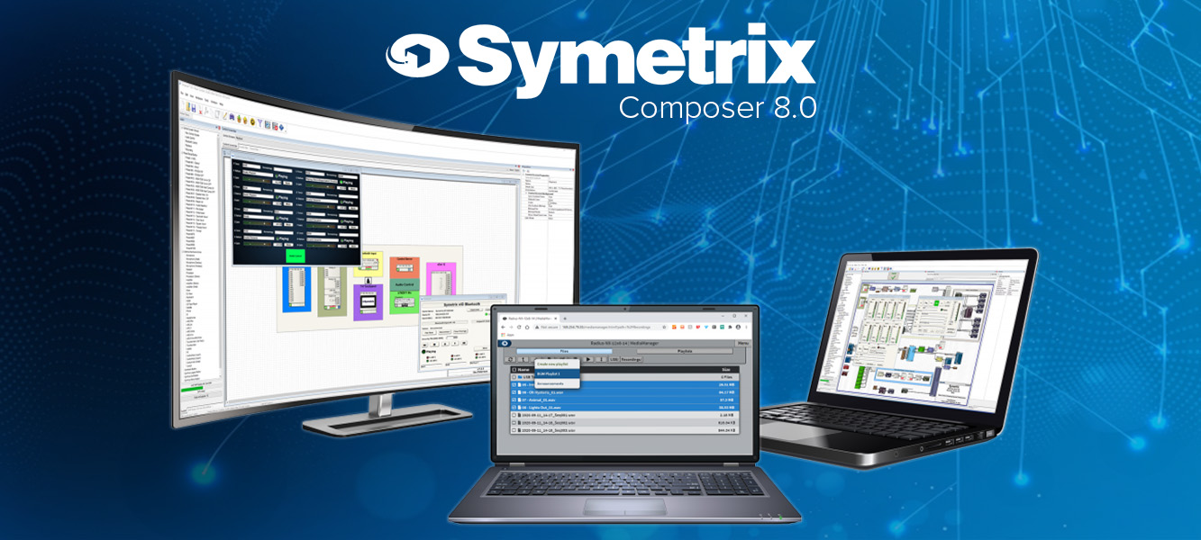 Nowa wersja programu Symetrix Composer 8.0
