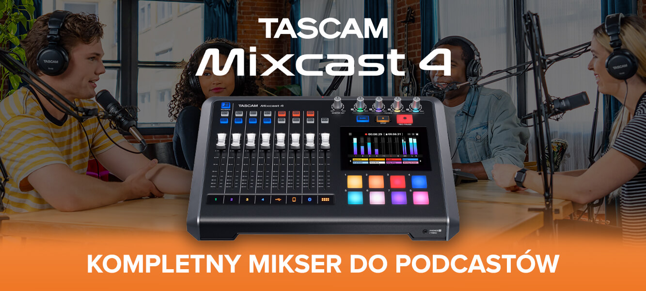 Tascam Mixcast 4 – kompletny mikser do podcastów