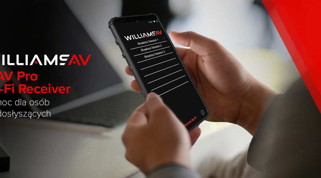 Williams AV Pro Wi-Fi Receiver – pomoc dla niedosłyszących