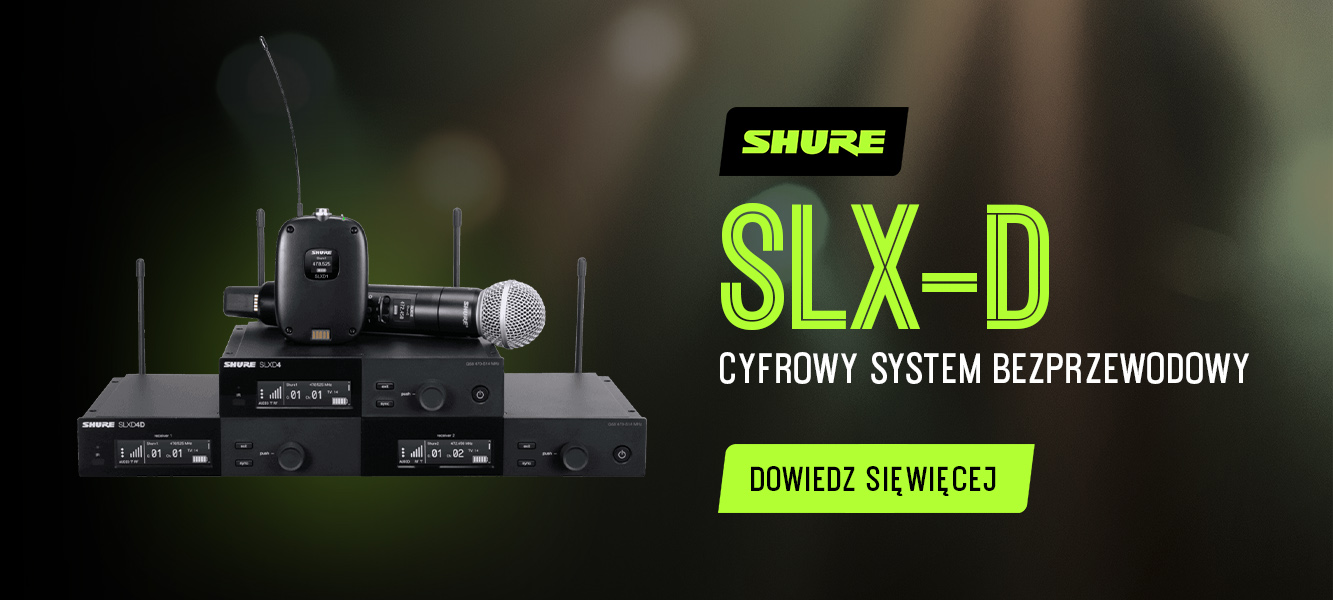Cyfrowy system bezprzewodowy Shure SLX-D
