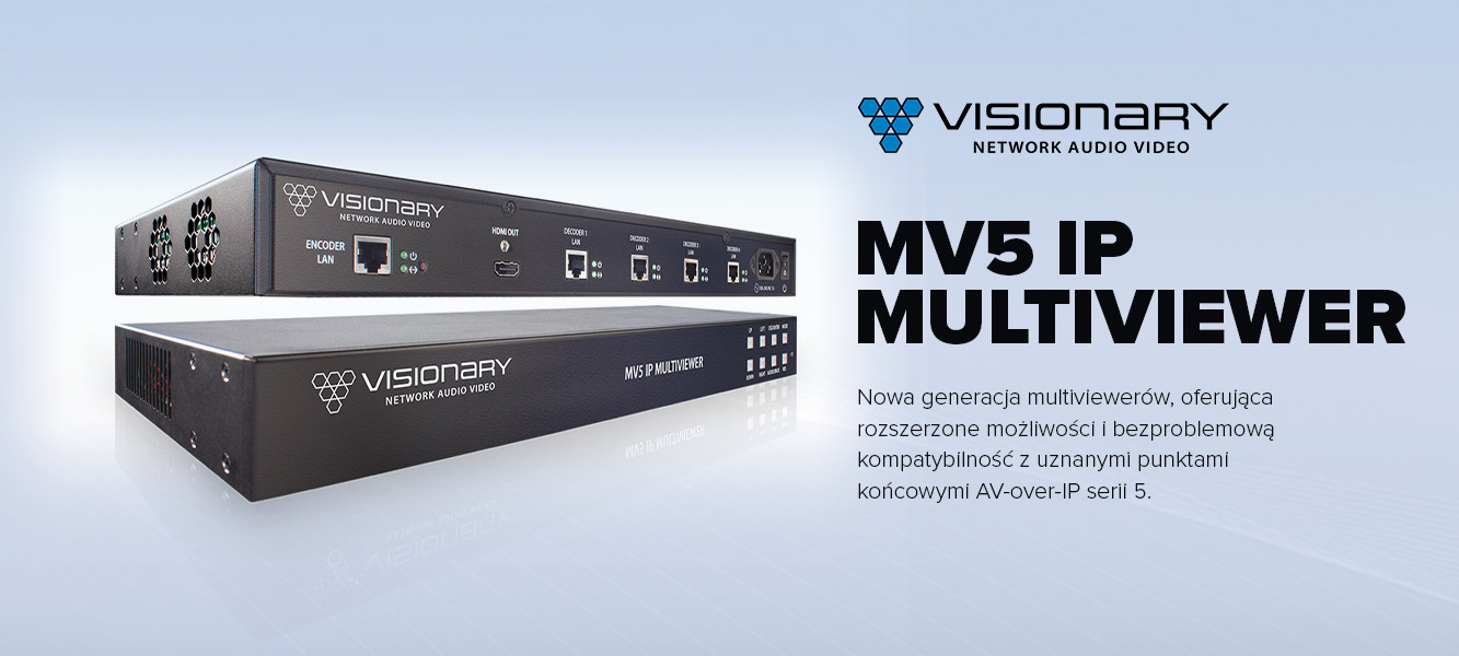 Visionary Solutions MV5 IP – nowy multiviewer 5 generacji