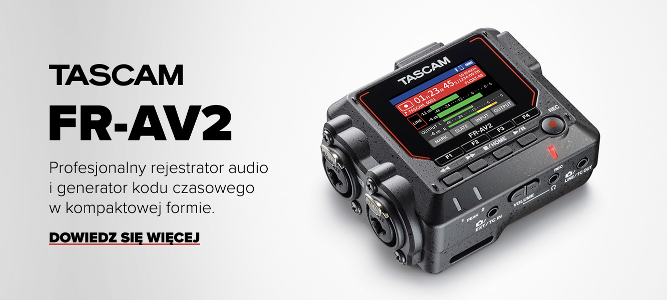 TASCAM FR-AV2: Nowy Profesjonalny Rejestrator Audio