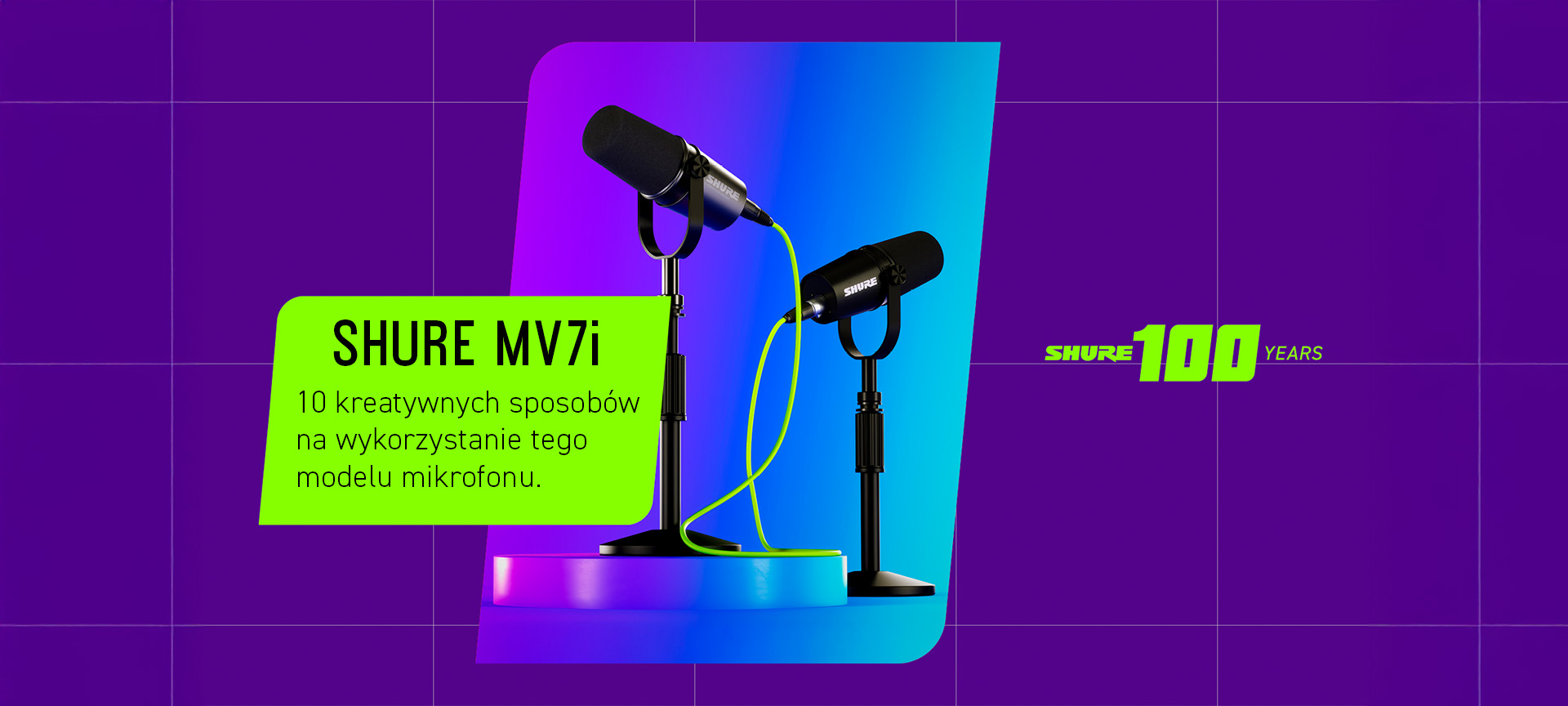 10 kreatywnych sposobów na wykorzystanie mikrofonu Shure MV7i