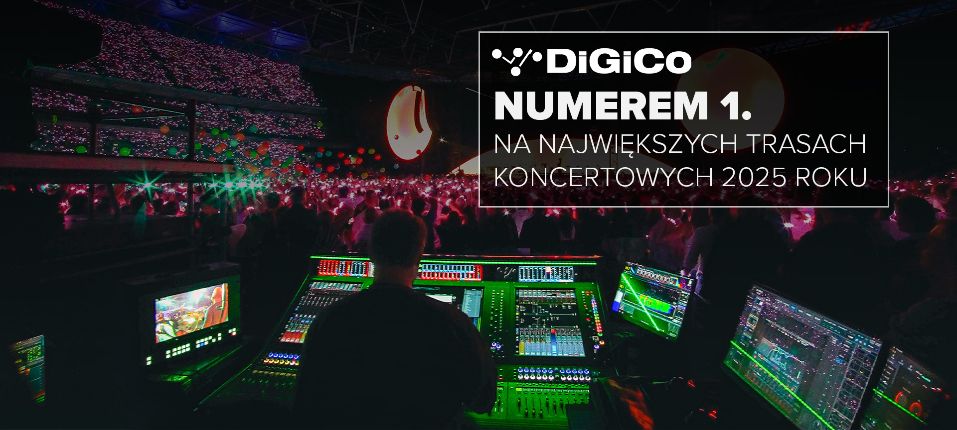 DiGiCo numerem 1. na światowych trasach koncertowych 2025 roku